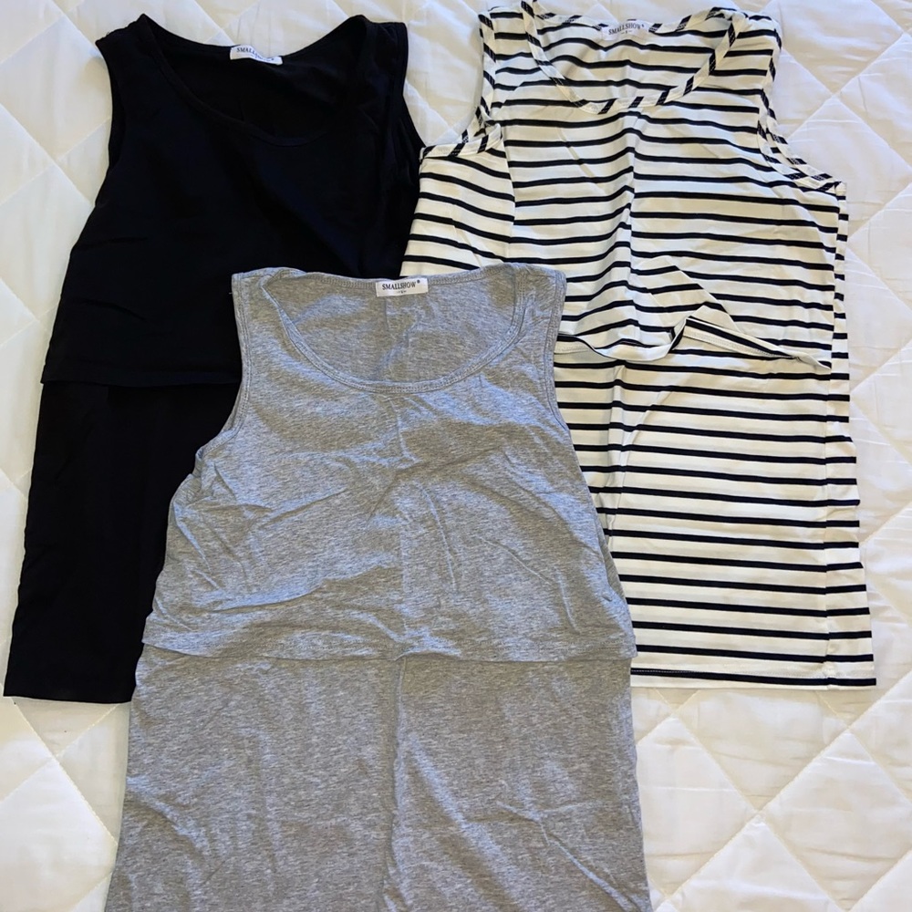 Nursing Tank tops (3 pack)